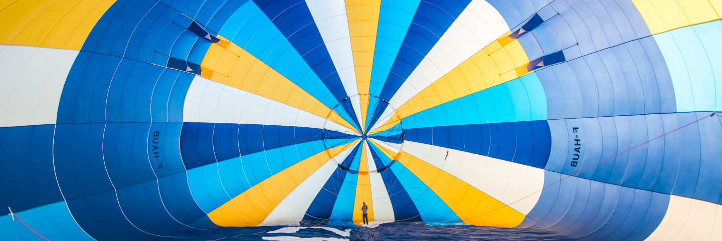 intérieur de la montgolfière aubassadeur Airfly